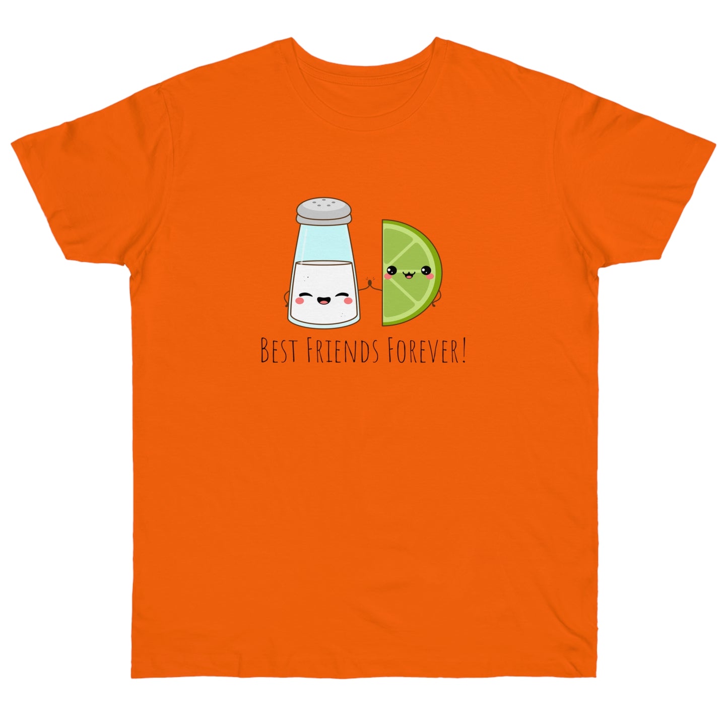 'Salt & Lime Best Friends Forever!' Single Jersey T-shirt