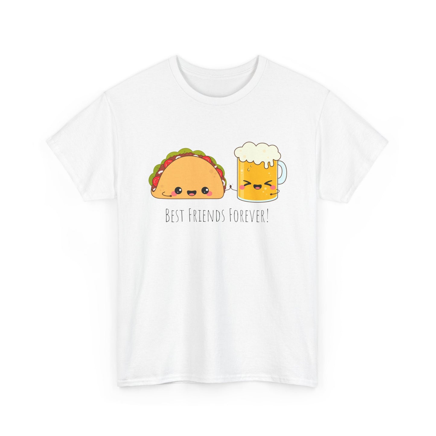Taco & Beer Best Friends Forever! Unisex Heavy Cotton Tee
