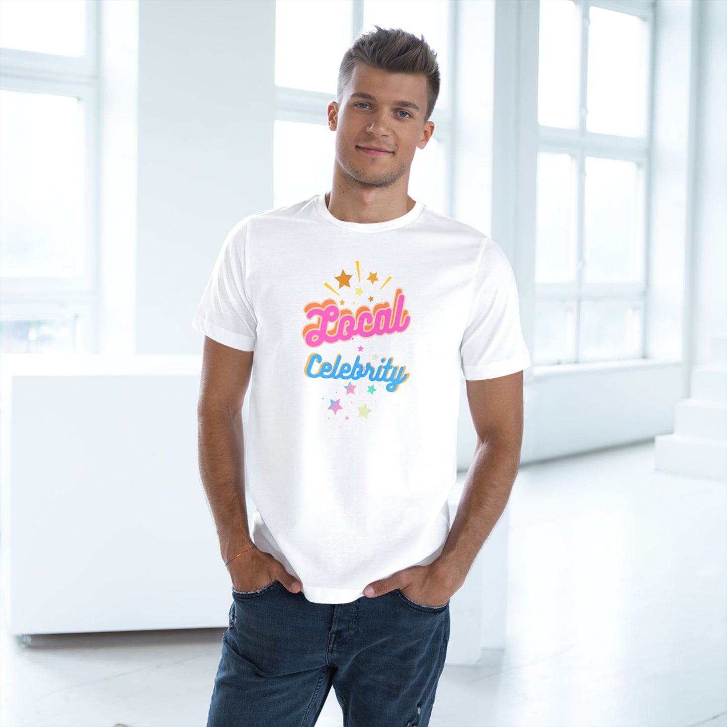 'Local Celebrity' Unisex Deluxe T-shirt