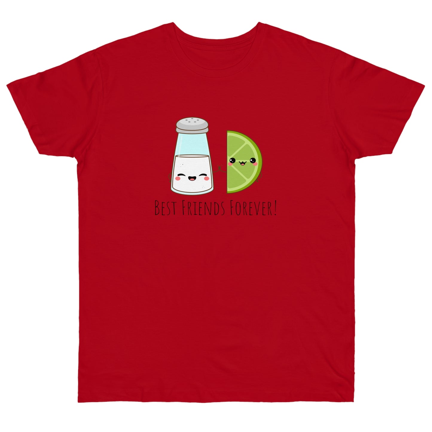 'Salt & Lime Best Friends Forever!' Single Jersey T-shirt