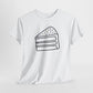 'Cake' Unisex Heavy Cotton Tee Express Delivery available