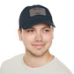 'Who's Your Daddy' (Spider)Dad Hat with Leather Patch (Rectangle)