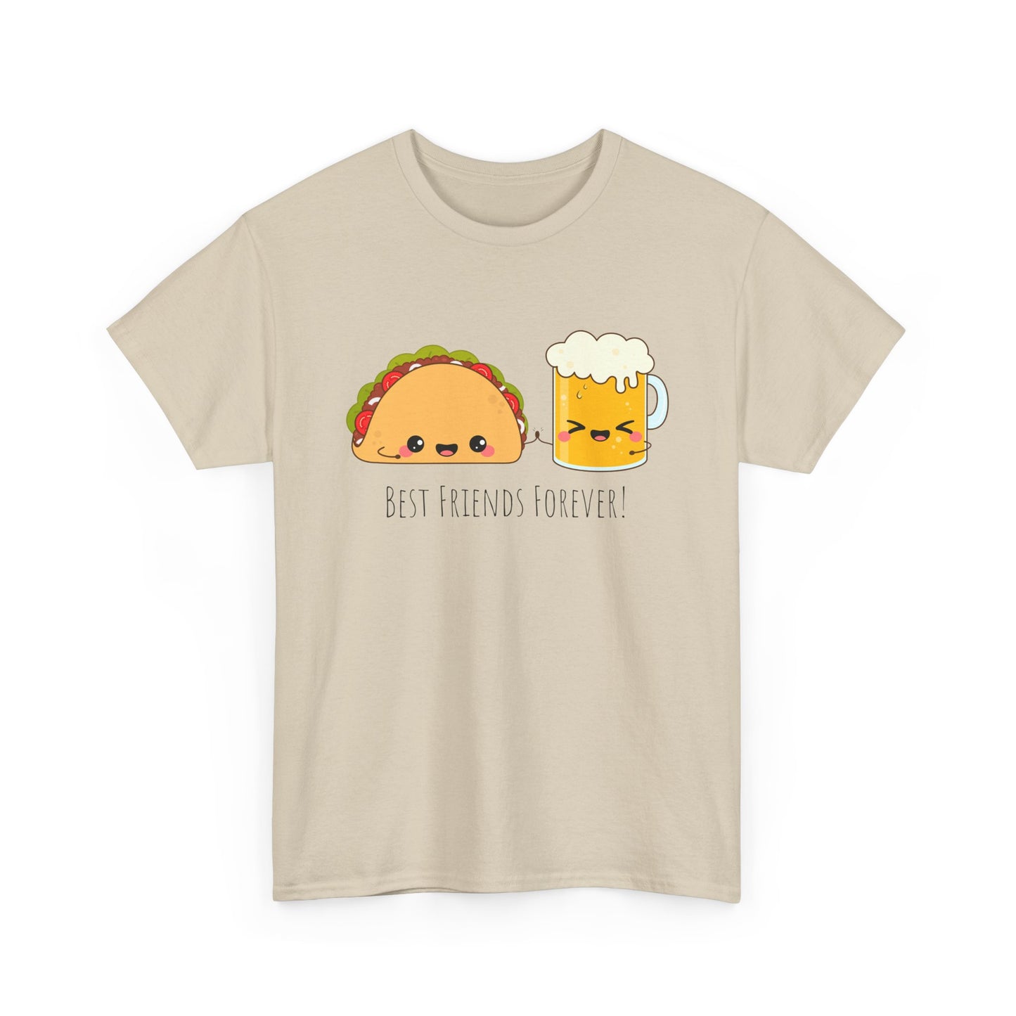 Taco & Beer Best Friends Forever! Unisex Heavy Cotton Tee