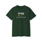 'White Font PTSD-Would Not Recommend' Funny Unisex Ultra Cotton Tee