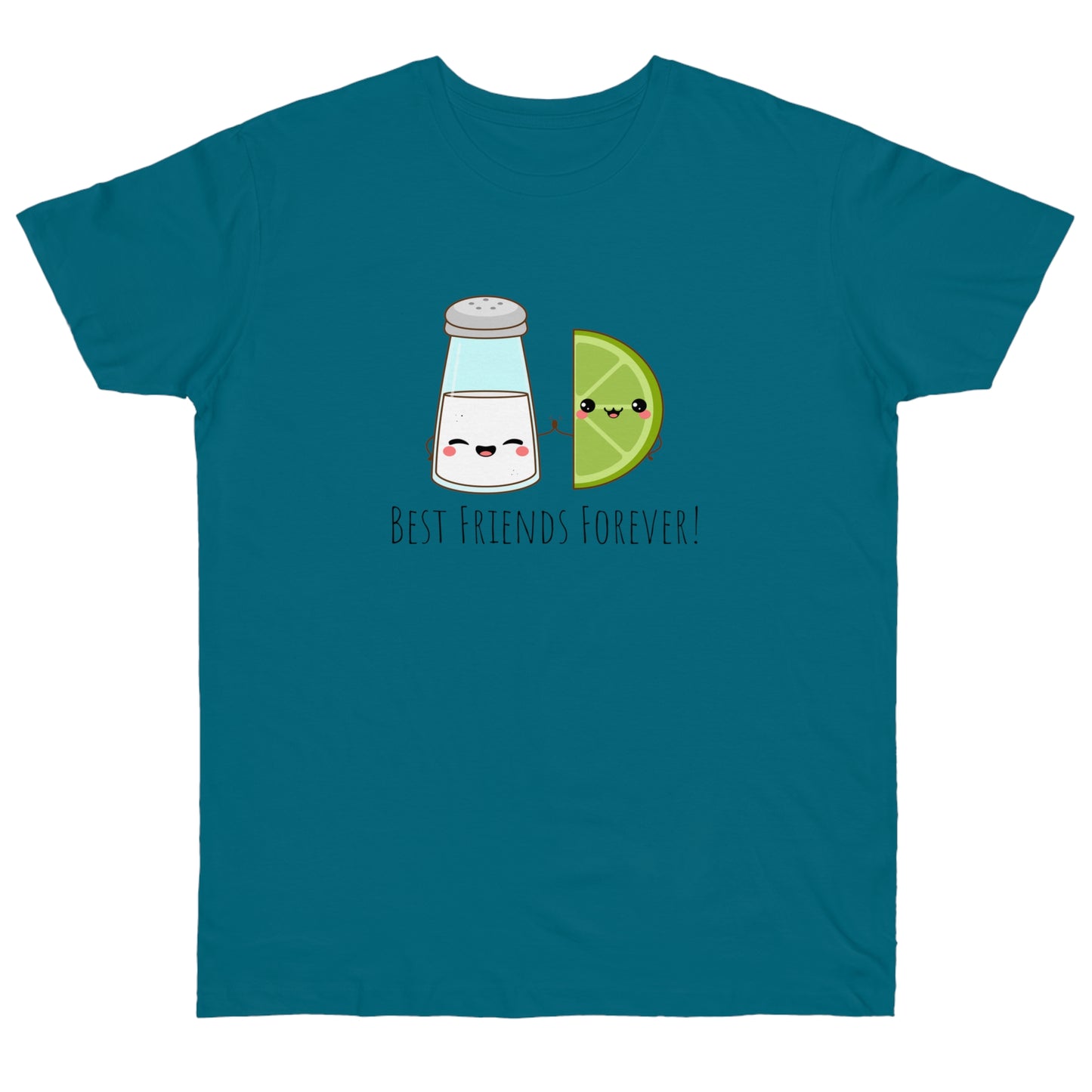 'Salt & Lime Best Friends Forever!' Single Jersey T-shirt
