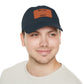 'Who's Your Daddy' (Spider)Dad Hat with Leather Patch (Rectangle)