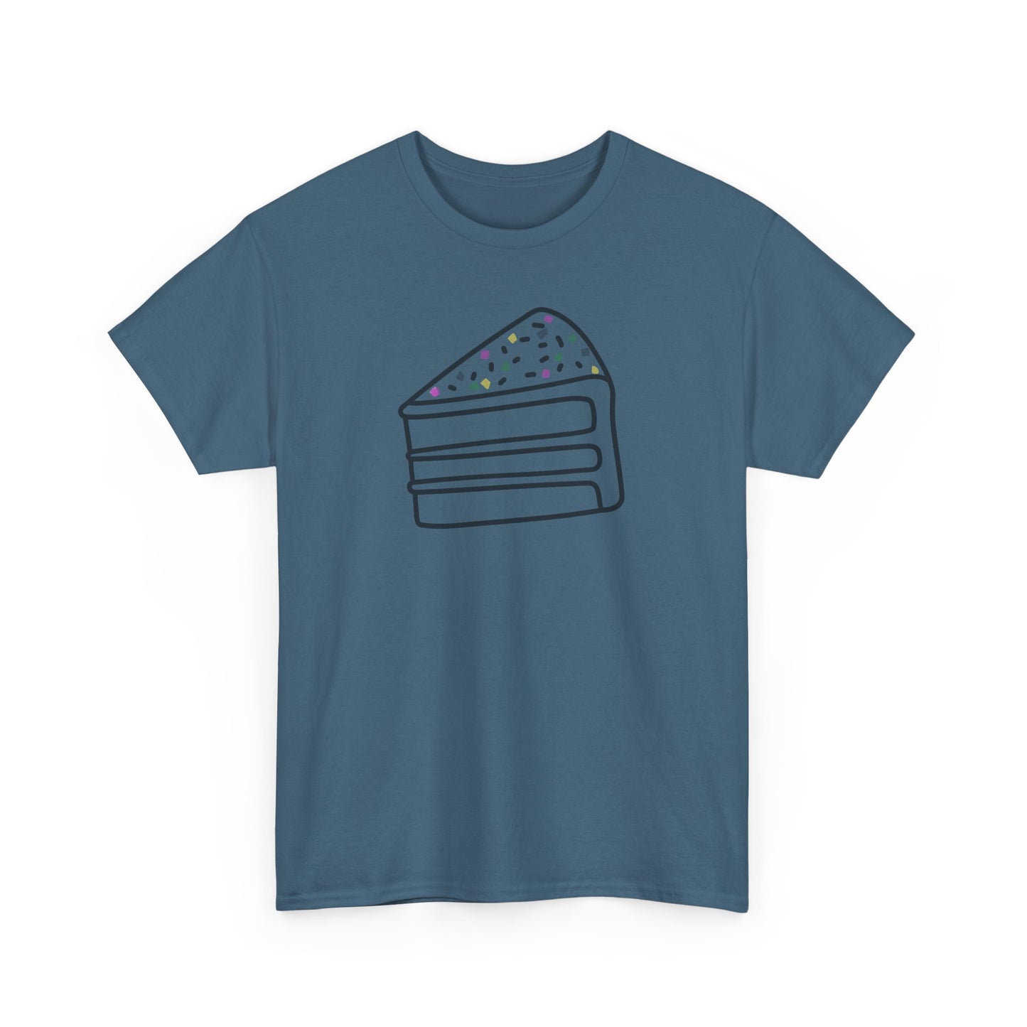 'Cake' Unisex Heavy Cotton Tee Express Delivery available
