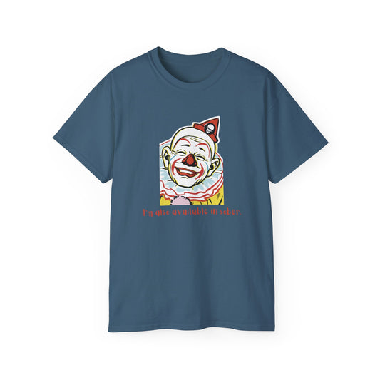 'Sober Version' Funny Clown Ultra Cotton Tee