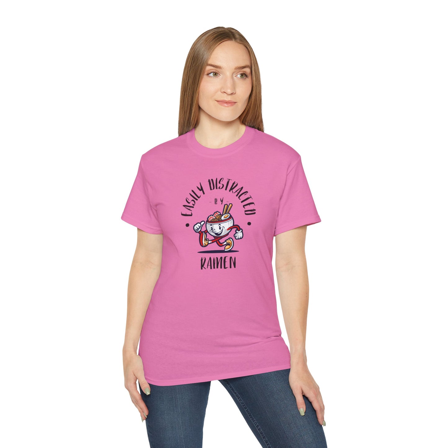 'Easily Distracted by Ramen' Unisex Ultra Cotton Tee