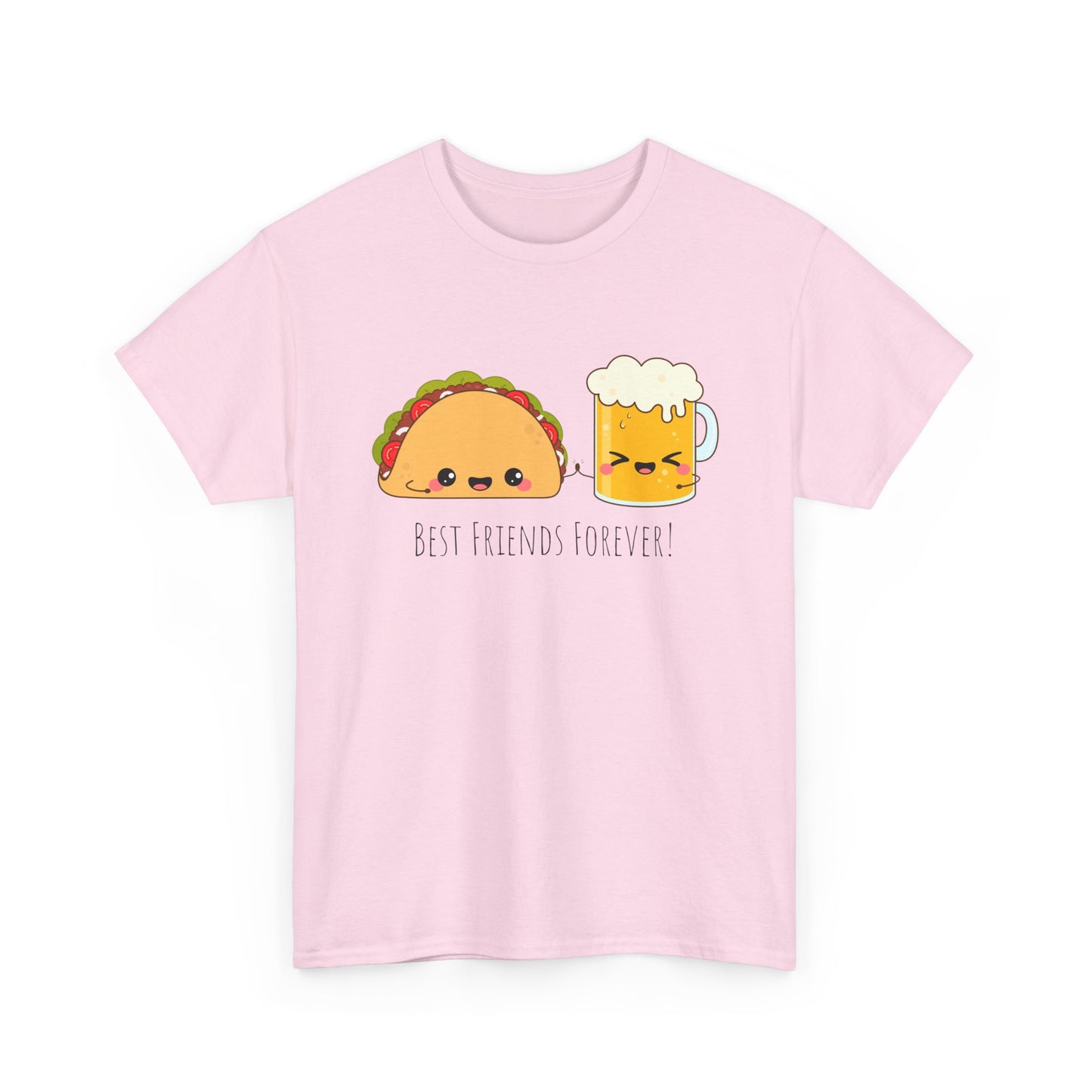 Taco & Beer Best Friends Forever! Unisex Heavy Cotton Tee