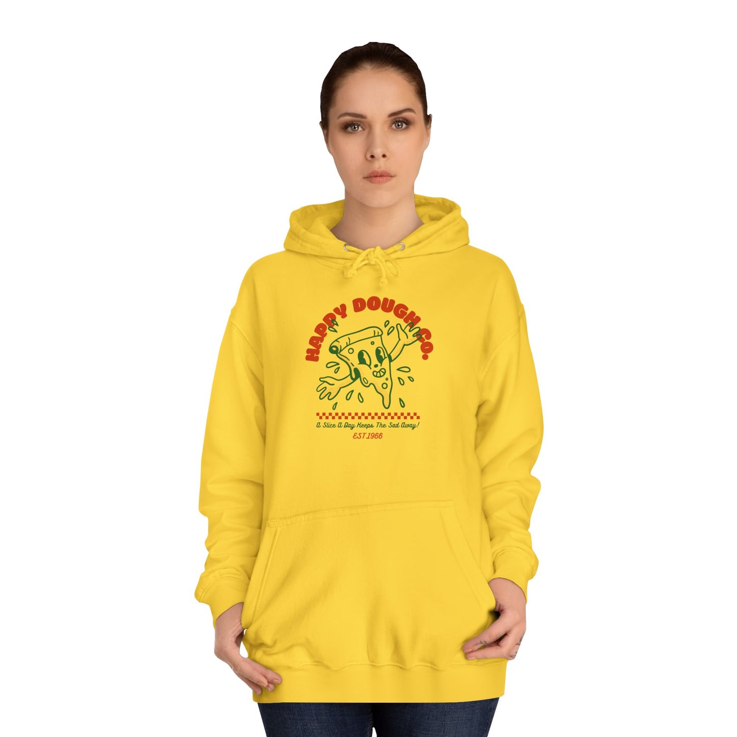 'Happy Dough Co.'Unisex College Hoodie