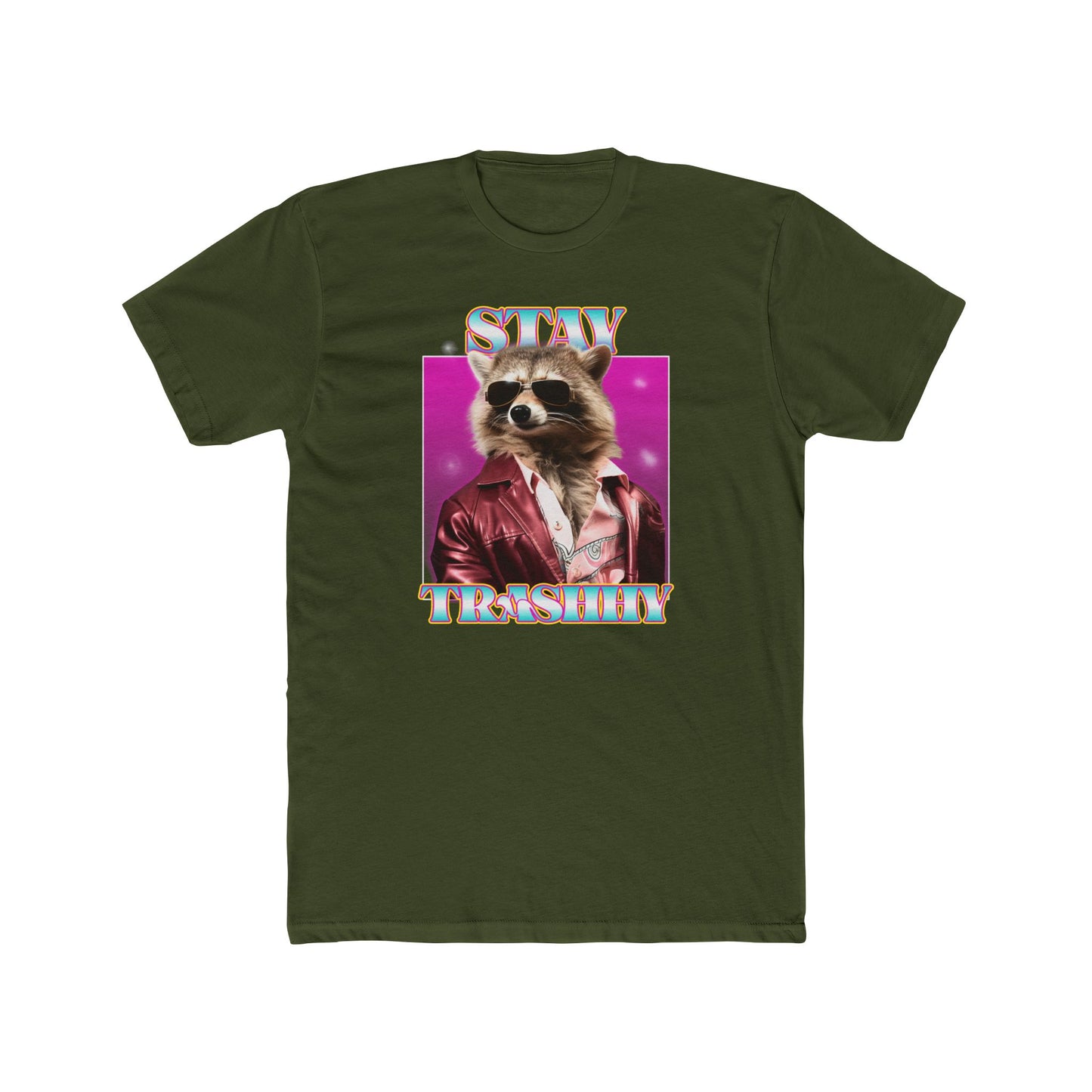 'Stay Trashhy' Unisex Cotton Crew Tee