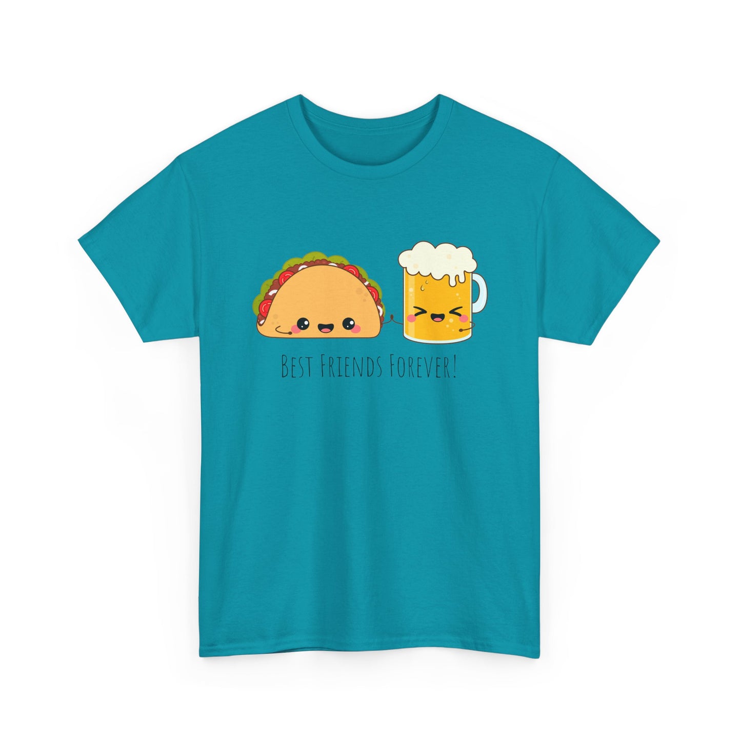Taco & Beer Best Friends Forever! Unisex Heavy Cotton Tee
