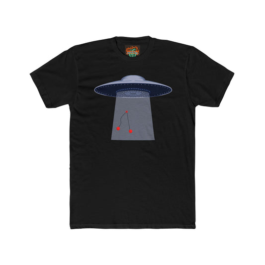 'Alien Clackers' Funny Alien Unisex Cotton Crew Tee