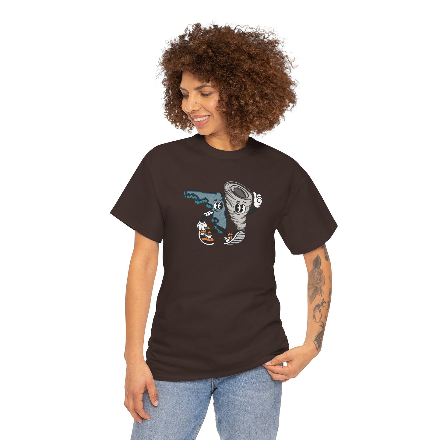'Florida Hurricane Besties' Unisex Heavy Cotton Tee