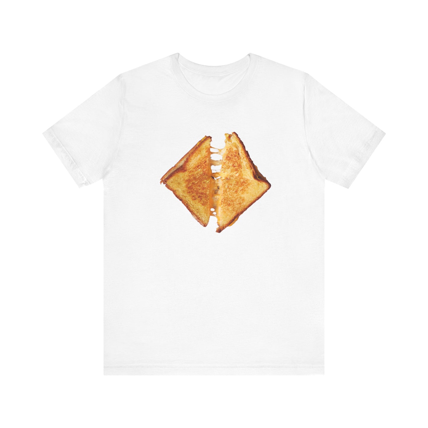 'Cheese Please' Funny Foodie Jersey Short Sleeve Tee