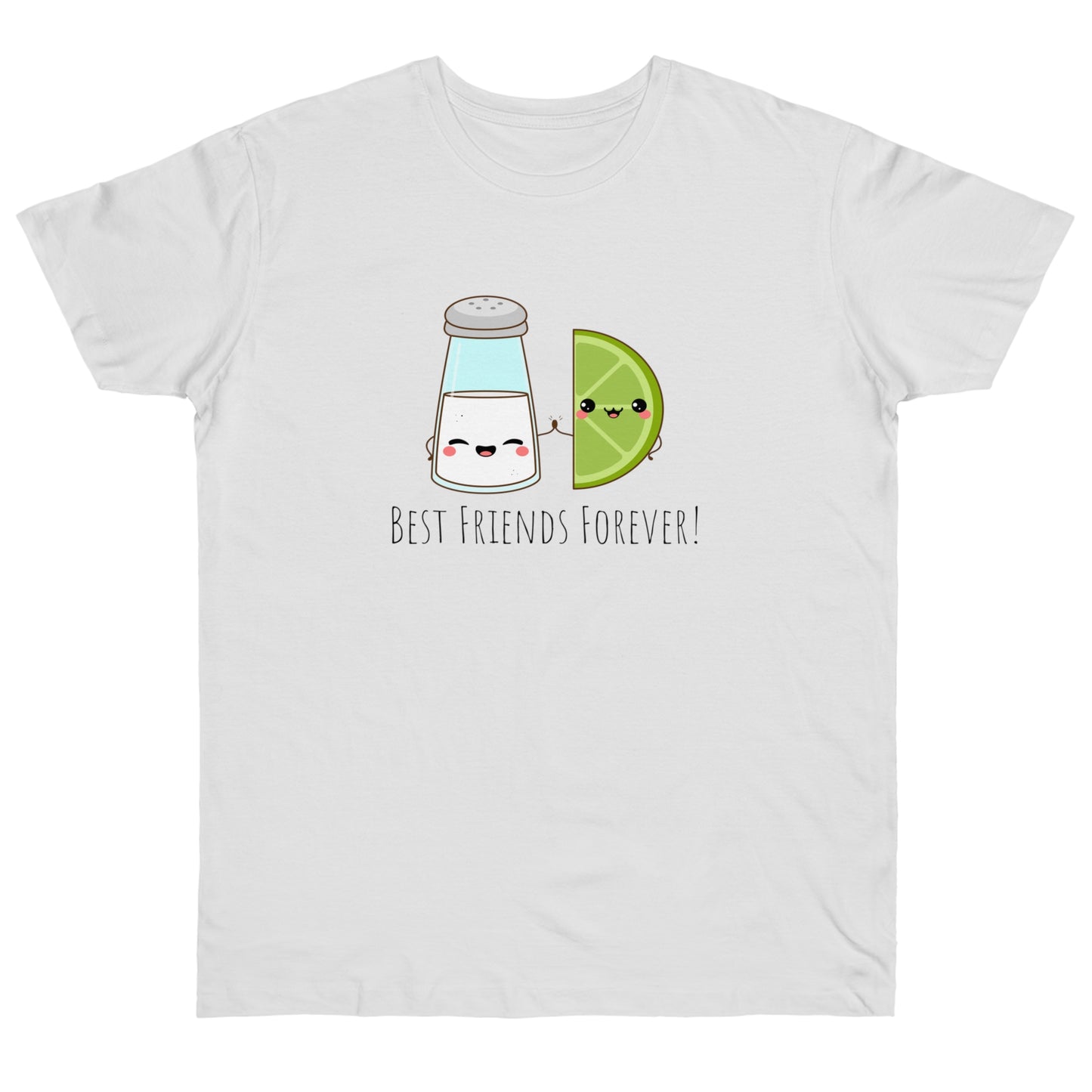 'Salt & Lime Best Friends Forever!' Single Jersey T-shirt