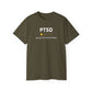 'White Font PTSD-Would Not Recommend' Funny Unisex Ultra Cotton Tee