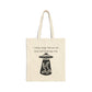 'Too Fat to Kidnap'.Cotton Canvas Tote Bag