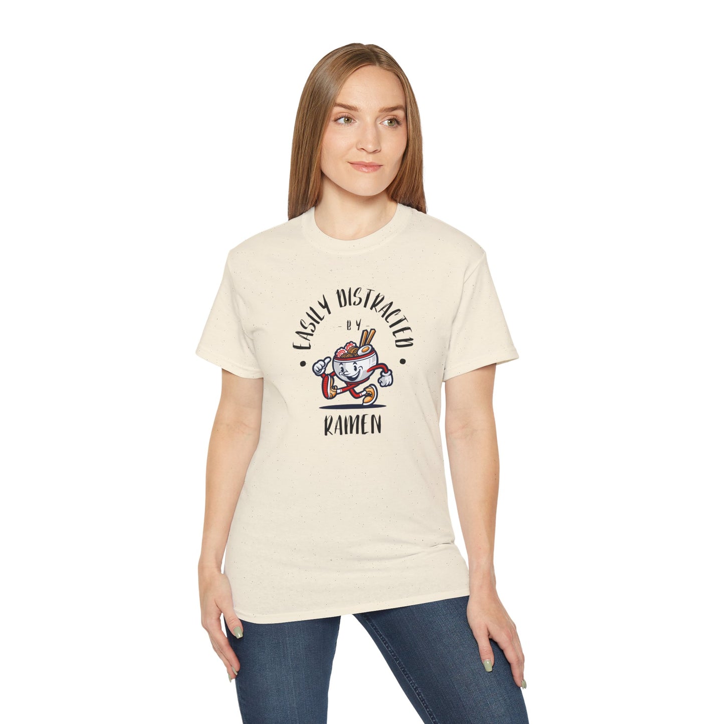'Easily Distracted by Ramen' Unisex Ultra Cotton Tee