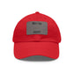 'Who's Your Daddy' (Spider)Dad Hat with Leather Patch (Rectangle)