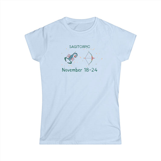 'Cusp - Sagitorpio' Women's Softstyle Tee