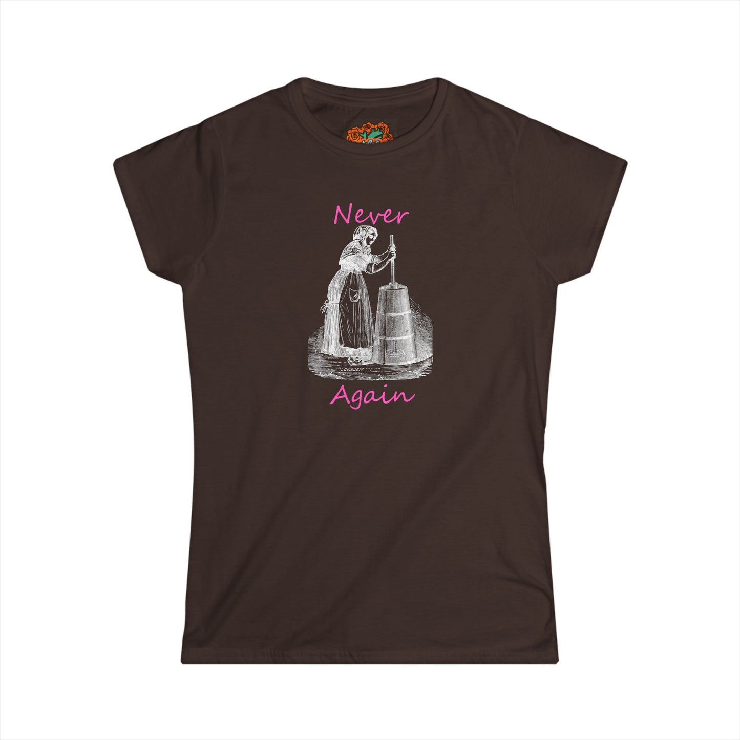 'Never Again' Women's Softstyle Tee